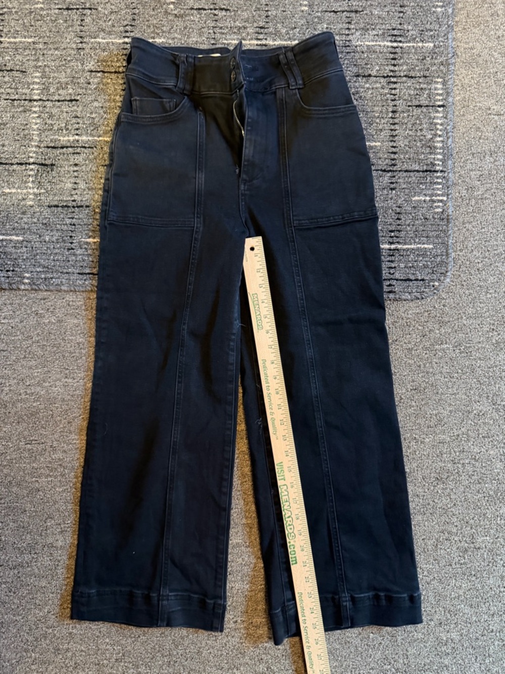 Pilcro Ryan Relaxed High-rise flared Jeans - Picture 4 of 6
